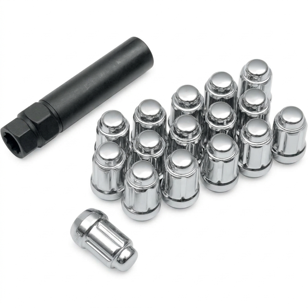 ITP 12mmX1.50 SPLINED 60 TAPERED CHROME LUG NUT BOX OF 16