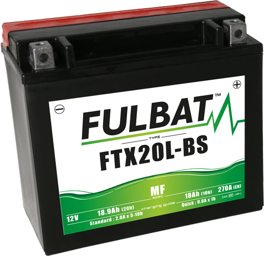 FULBAT Battery 12V/18Ah FTX20L-BS (YTX20L-BS) Linhai 300-800, TGB 325-1000,...