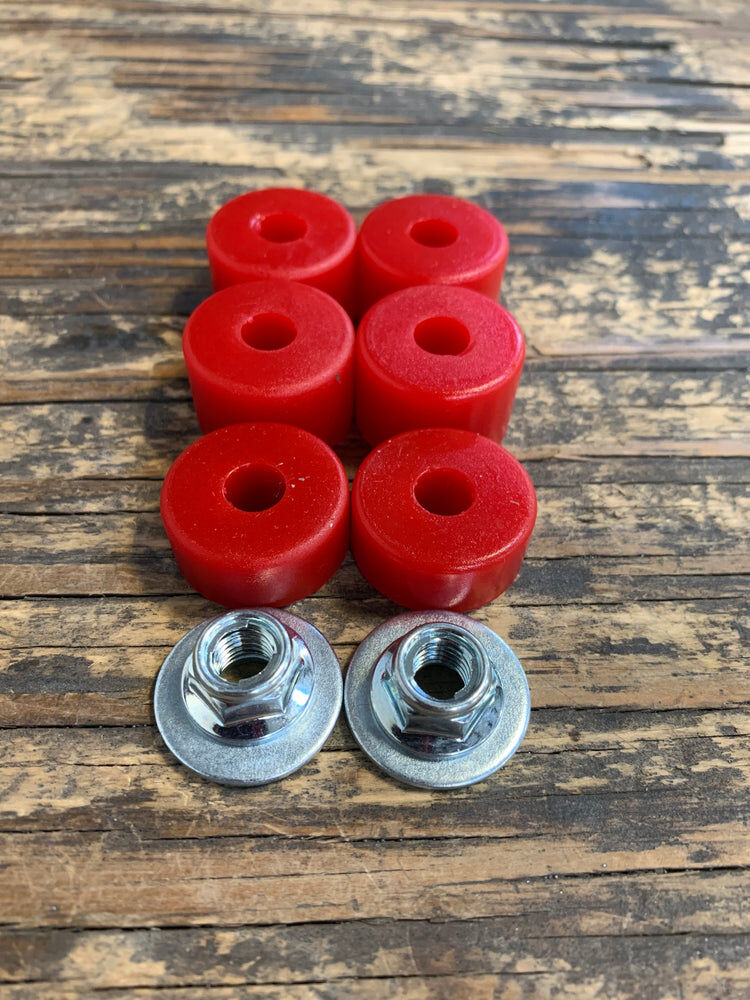 FASST 4 Red Compression, 2 Red Rebound, 2 Washers, 2 Nuts