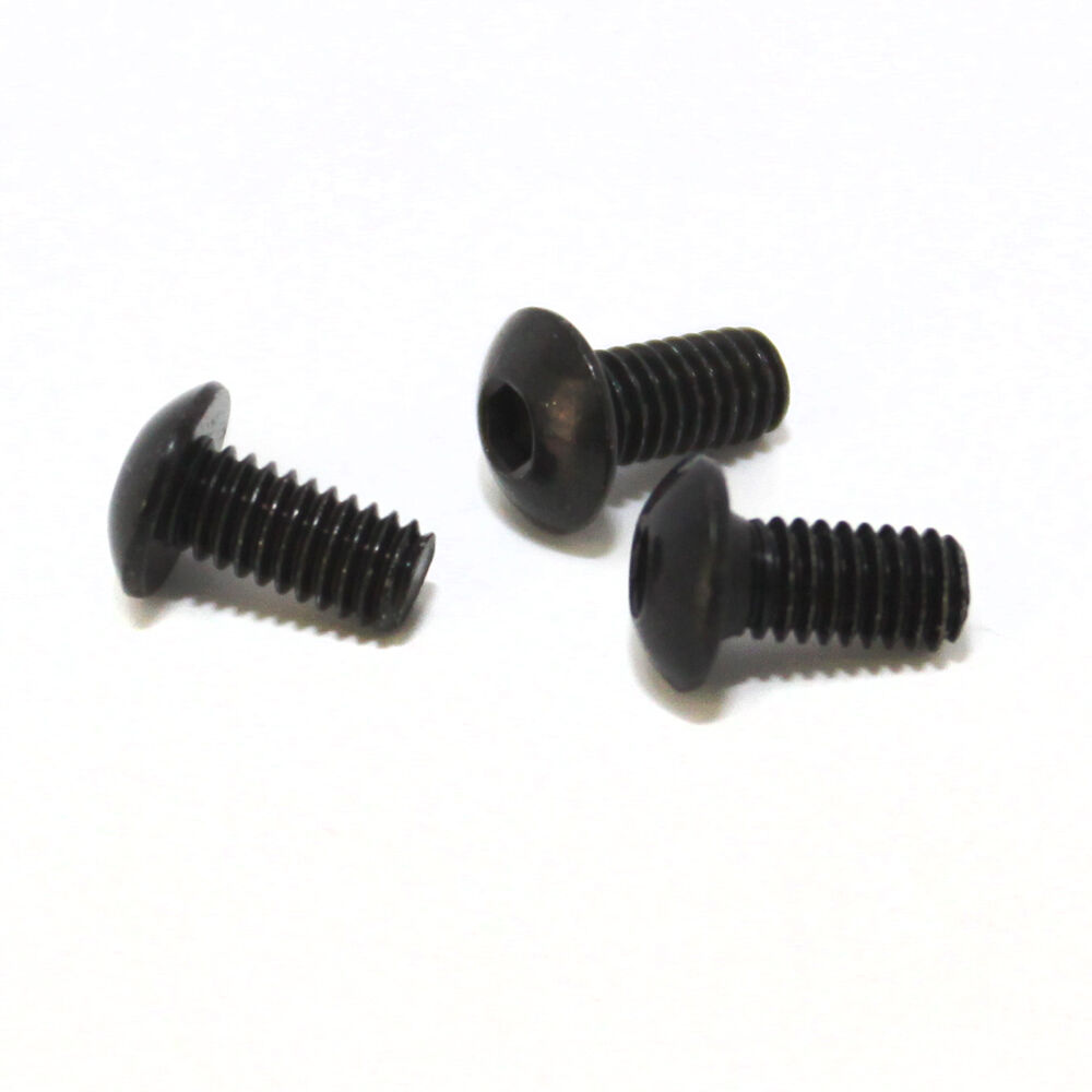 Fastener, Standard (Metric): Screw (M4 x 0.7 x 8mm) Buttonhead, 10.9 Grade Steel,...