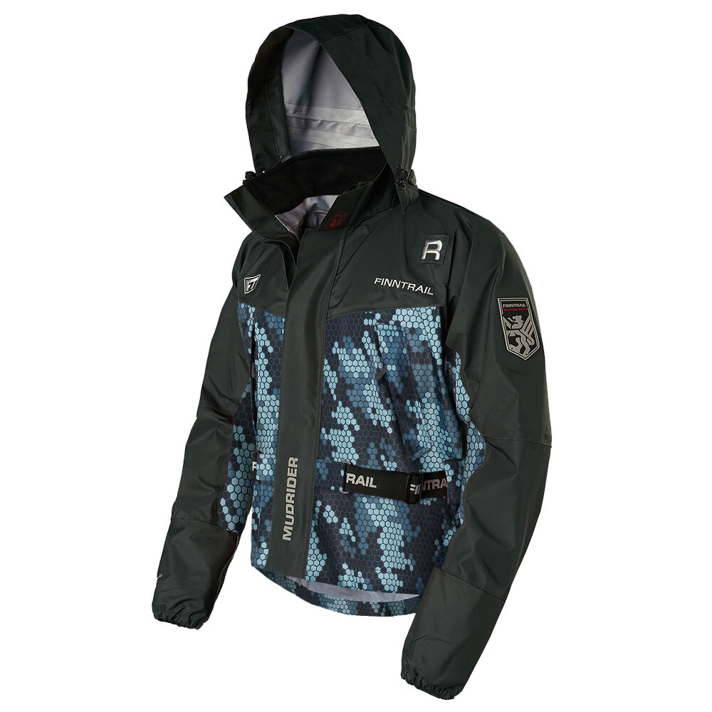 Finntrail Jacket Mudrider Camo Grey