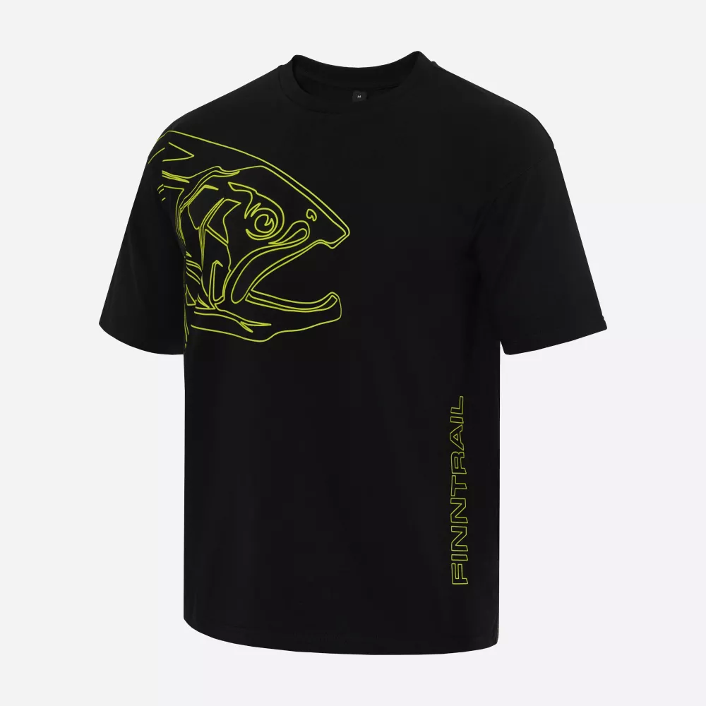 Finntrail T-shirt Big Fish BlackYellow