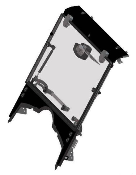 Fix windshield with wiper, washer KYMCO UXV 500i/700i