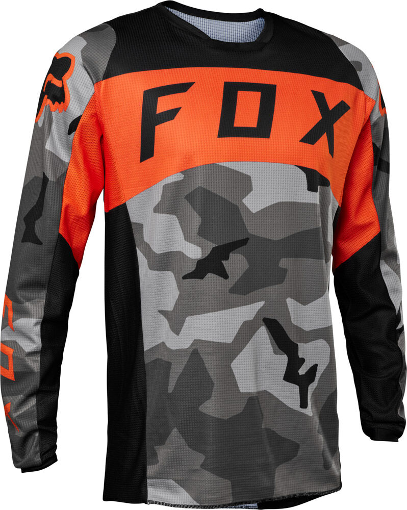FOX 180 Bnkr Jersey, Grey Camo MX23