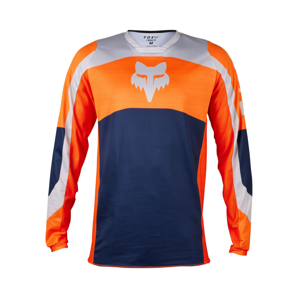 FOX 180 Nitro Jersey - Extd Sizes - Fluo Orange MX24