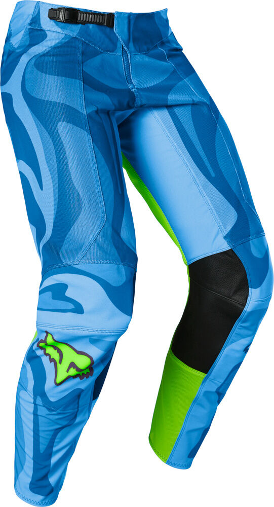 FOX Airline Exo Pant, Blue/Yellow MX23