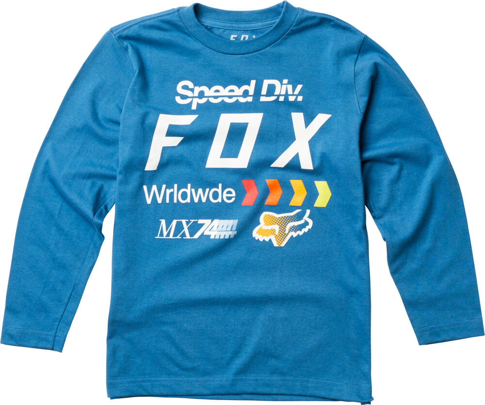 FOX Youth Murc Ls Tee, Dusty Blue, LFS