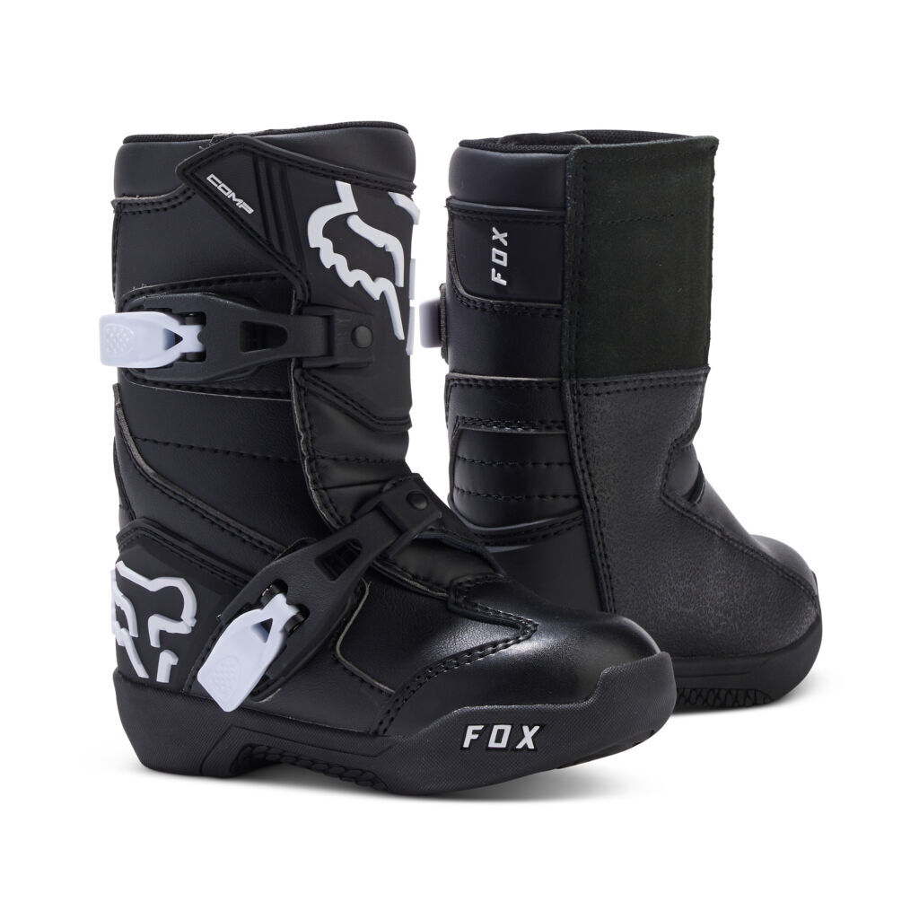 FOX Yth Kids Comp Boot - Black MX