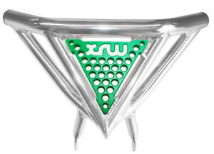 XRW FRONT BUMPER XR10 POLISHED PHD GREEN