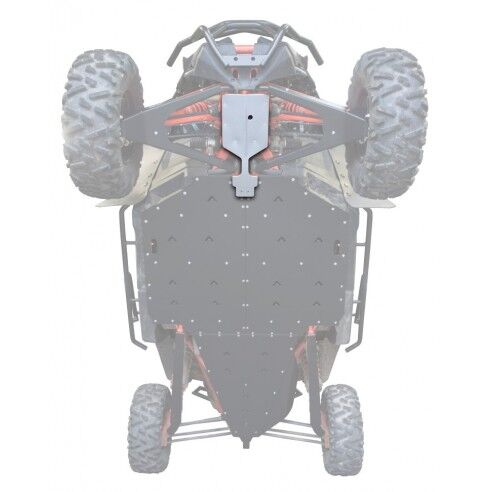 XRW FRONT DIFF SKID PLATE ALUM - CAN-AM MAVERICK X3 XRS