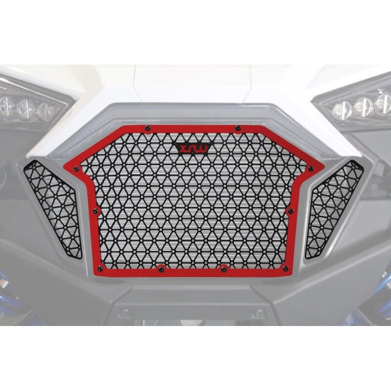 XRW KIT RADIATOR PROTECTION RED - POLARIS RZR PRO XP