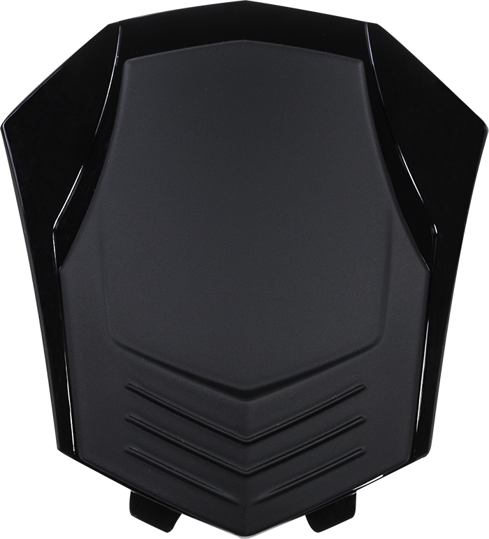 LS2 AIR VENT TOP MATT BLACK/ FOR CHROME FF399