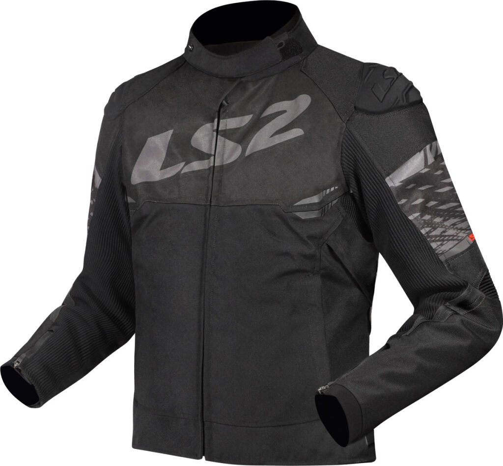 LS2 APEX LADY JACKET BLACK DARK GREY