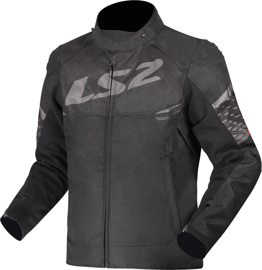 LS2 APEX MAN JACKET BLACK DARK GREY