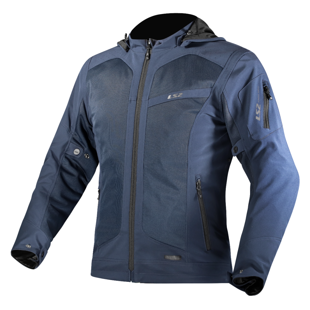 LS2 BOLTON AIR LADY JACKET DARK BLUE
