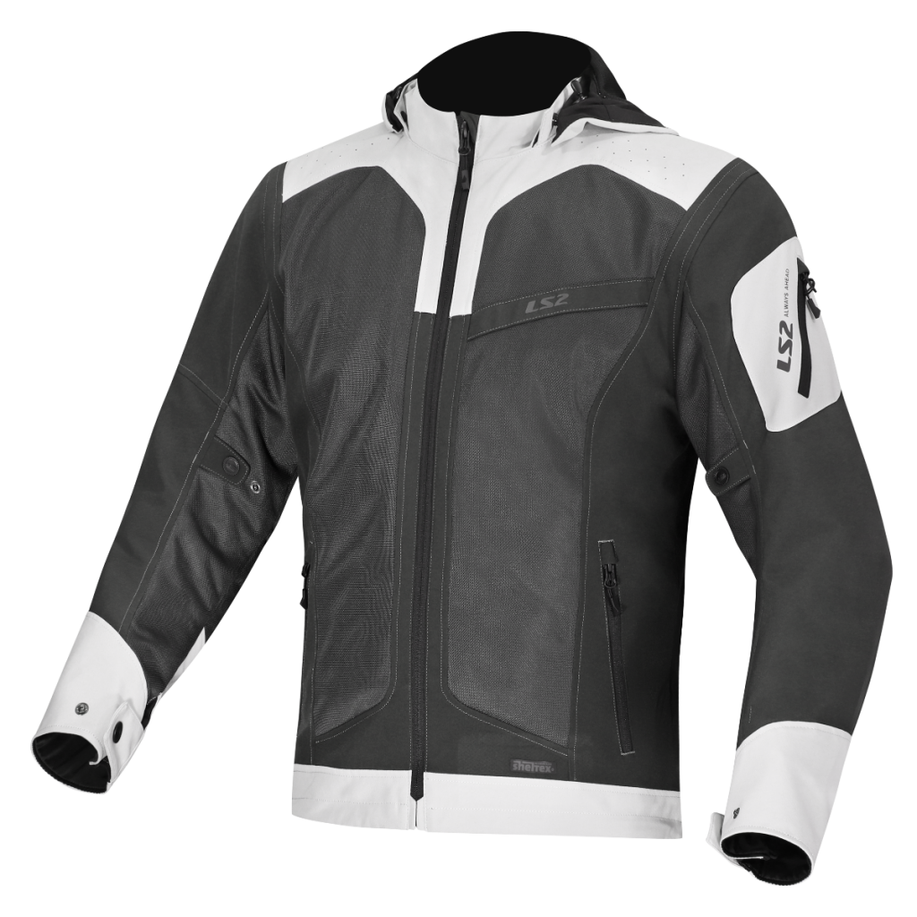 LS2 BOLTON AIR MAN JACKET GREEN GREY