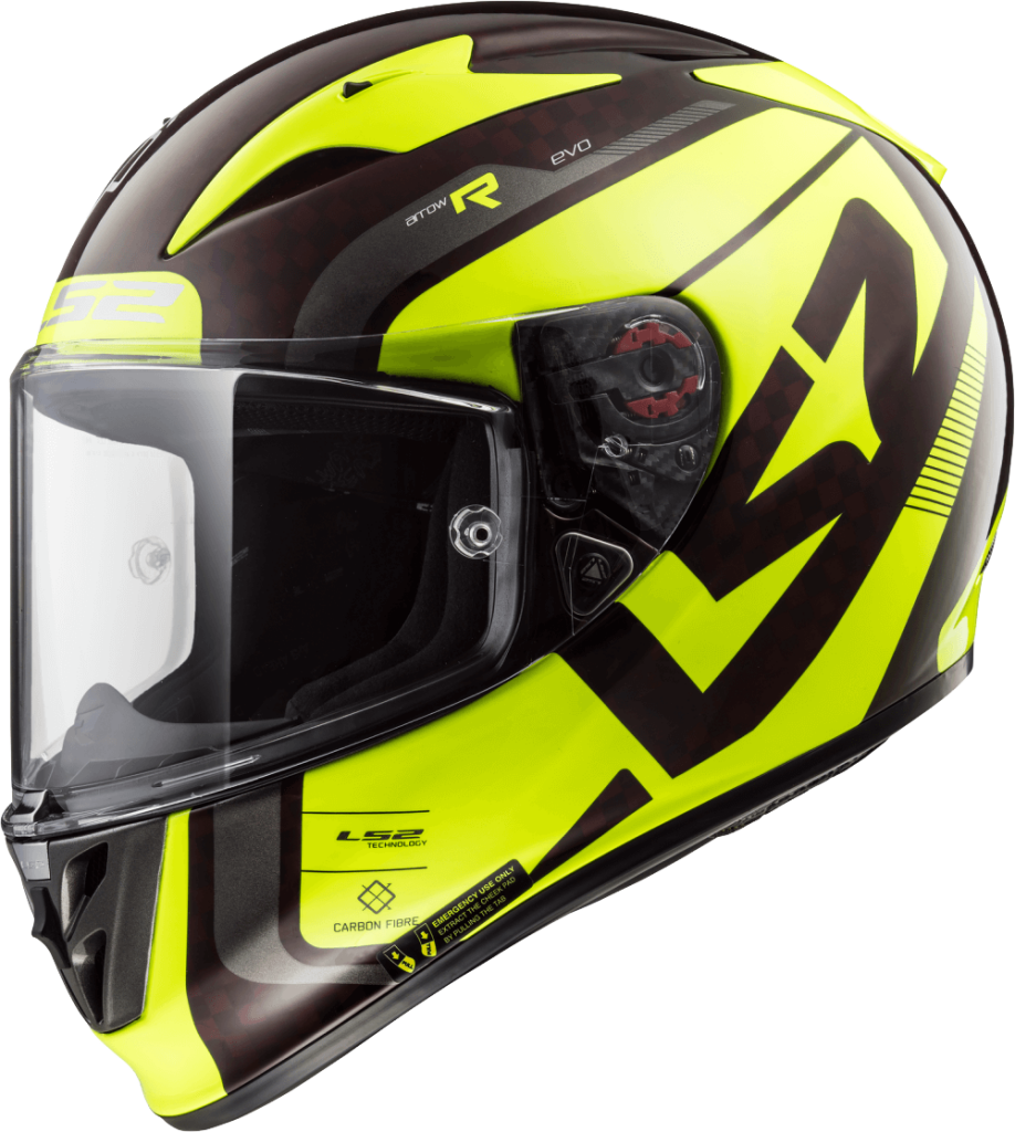 LS2 FF323 ARROW C EVO STING WINEBERRY H-V YELLOW