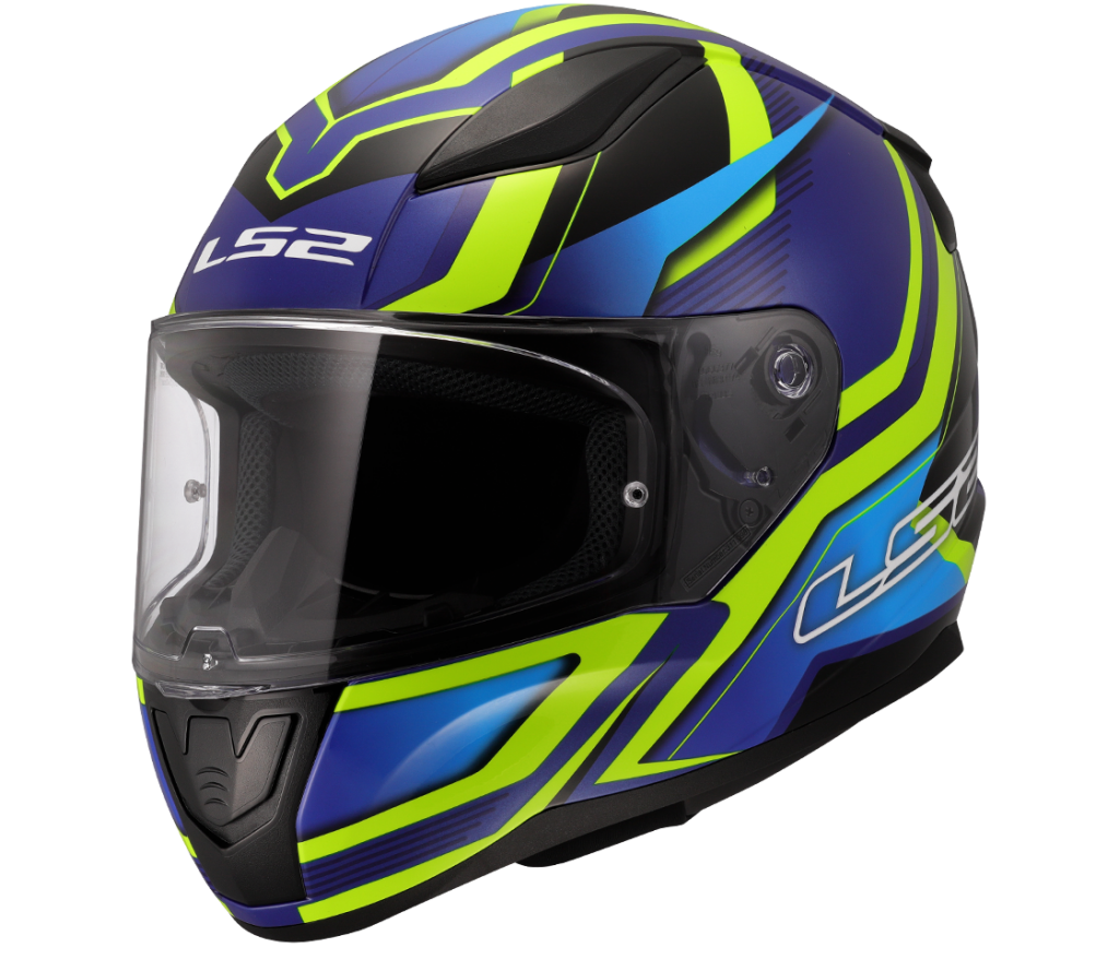 LS2 FF353 RAPID II FLITZ H-VIS YELLOW BLUE-06