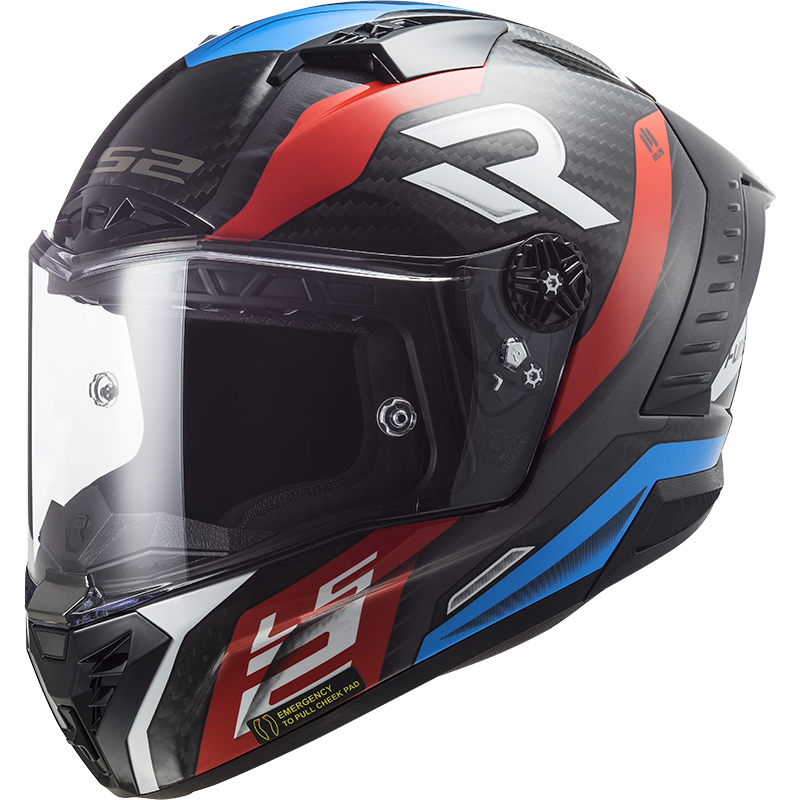 LS2 FF805 THUNDER C SUPRA RED BLUE