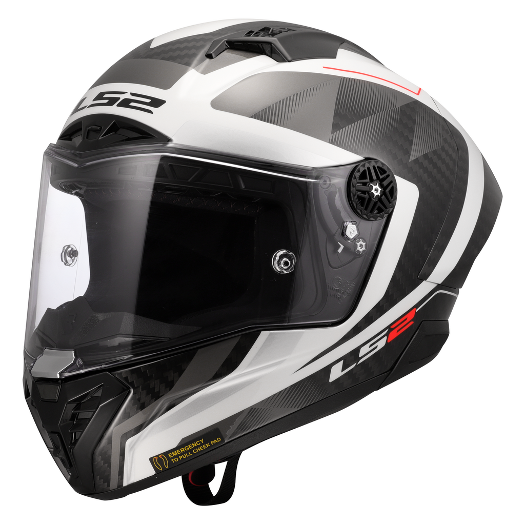 LS2 FF805 THUNDER GP AERO RAUTE WHITE GREY-06