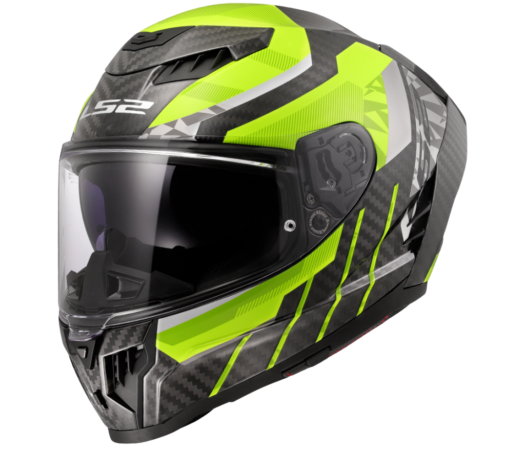 LS2 FF807 DRAGON TRAX H-VIS YELLOW