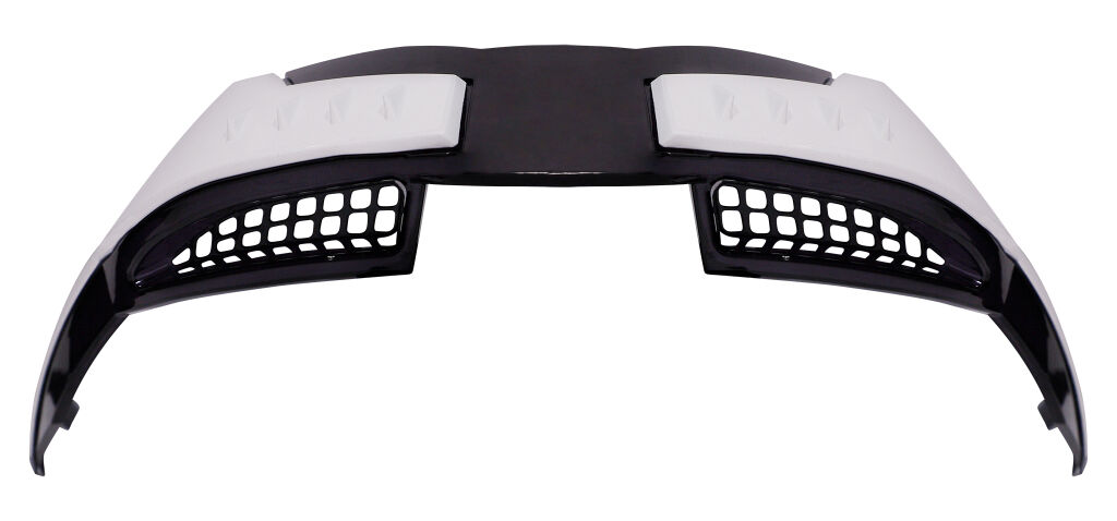 LS2 FF808 AIR VENT REAR GLITTER WHITE