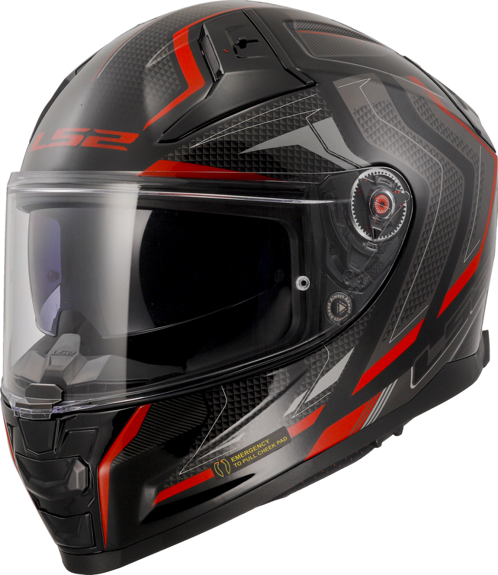 LS2 FF811 VECTOR II ALIZER BLACK RED-06