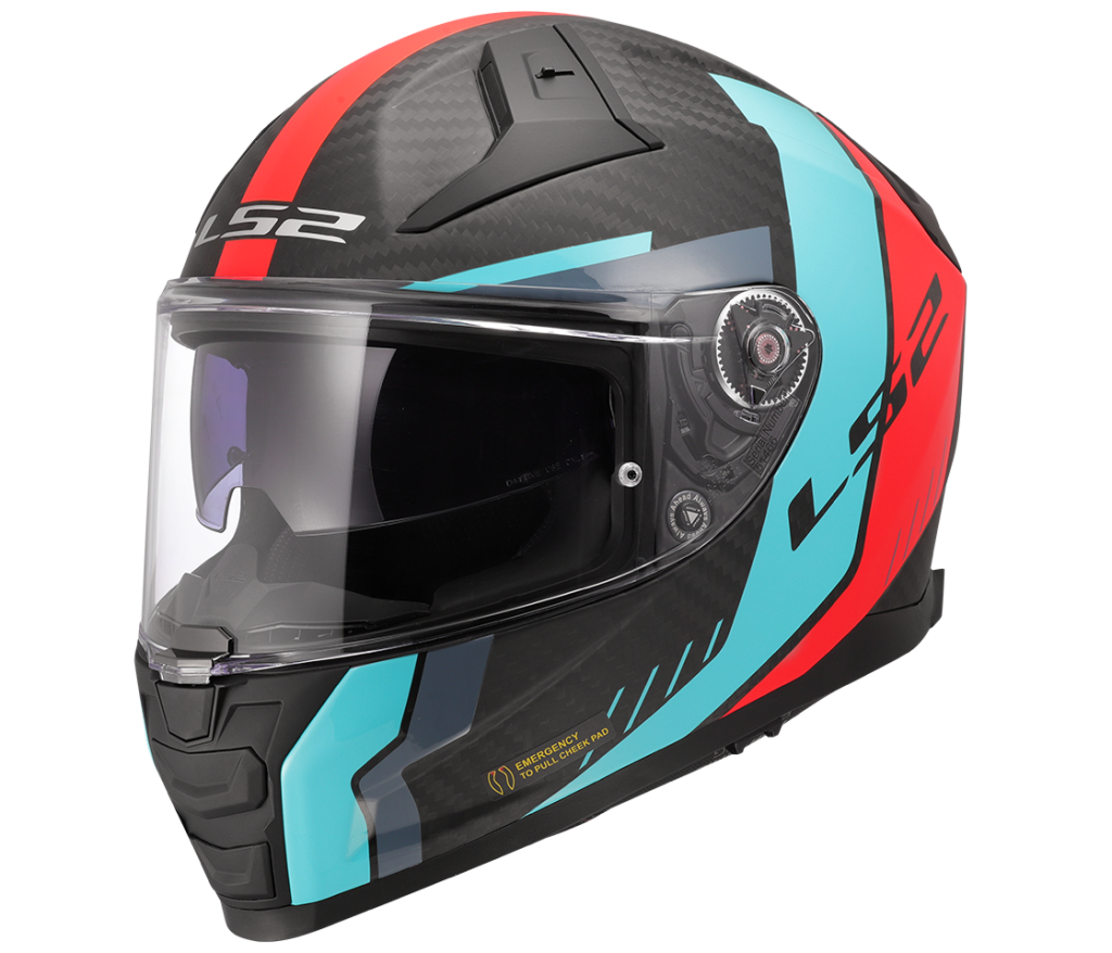 LS2 FF811 VECTOR II C GRID RED CYAN-06