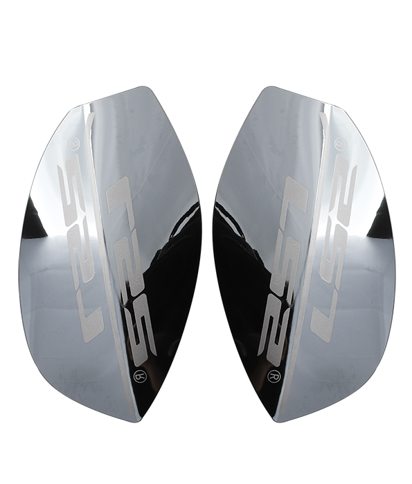 LS2 FF900 PLATE CHIN BAR CHROME