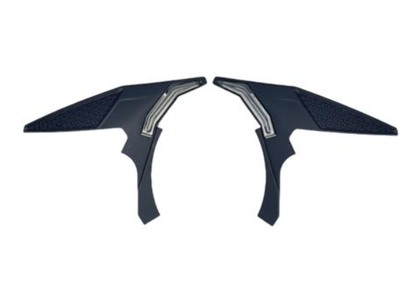 LS2 FF901 PLATE RATCHET MATT BLACK