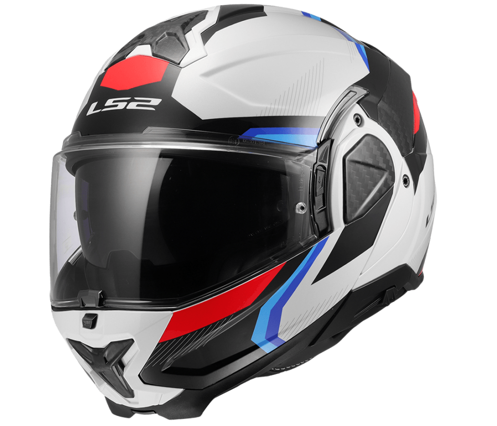 LS2 FF910 ADVANT II TRIPLE WHITE BLUE RED