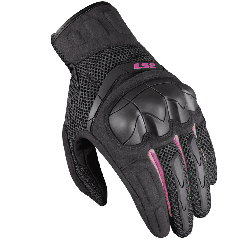 LS2 KUBRA LADY GLOVES BLACK PURPLE