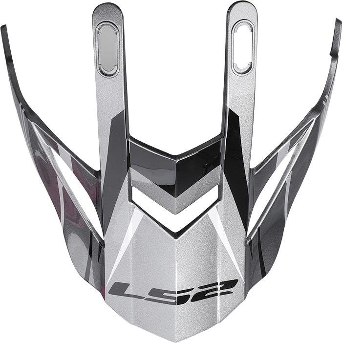LS2 MX436 EVO PEAK KNIGHT TITANIUM WHITE