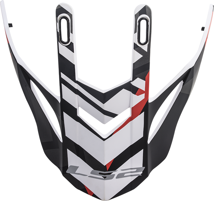 LS2 MX436 PEAK XTREME MAT BLACK RED