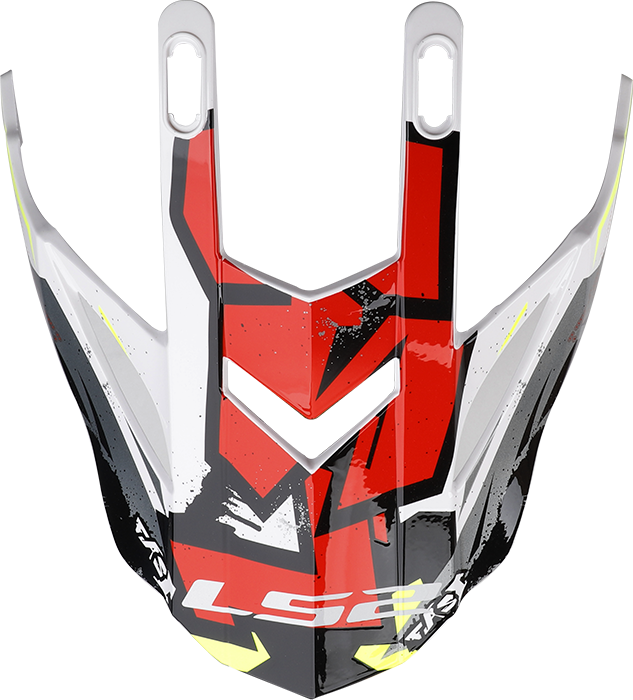 LS2 MX437 EVO PEAK CRUSHER BLACK RED