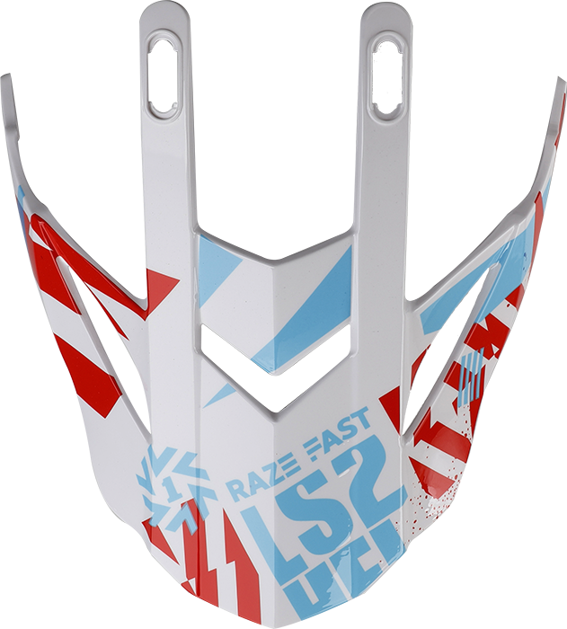 LS2 MX437 EVO PEAK FUNKY RED WHITE
