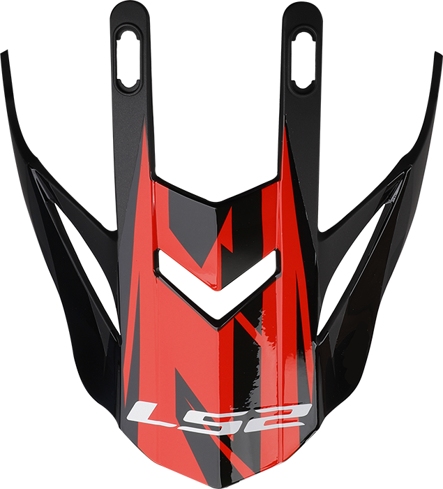 LS2 MX437 EVO PEAK ROAR BLACK RED