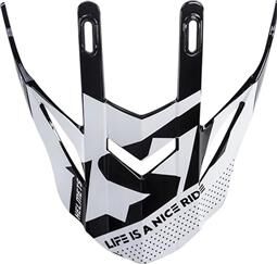 LS2 MX437 PEAK BLOCK WHITE RED