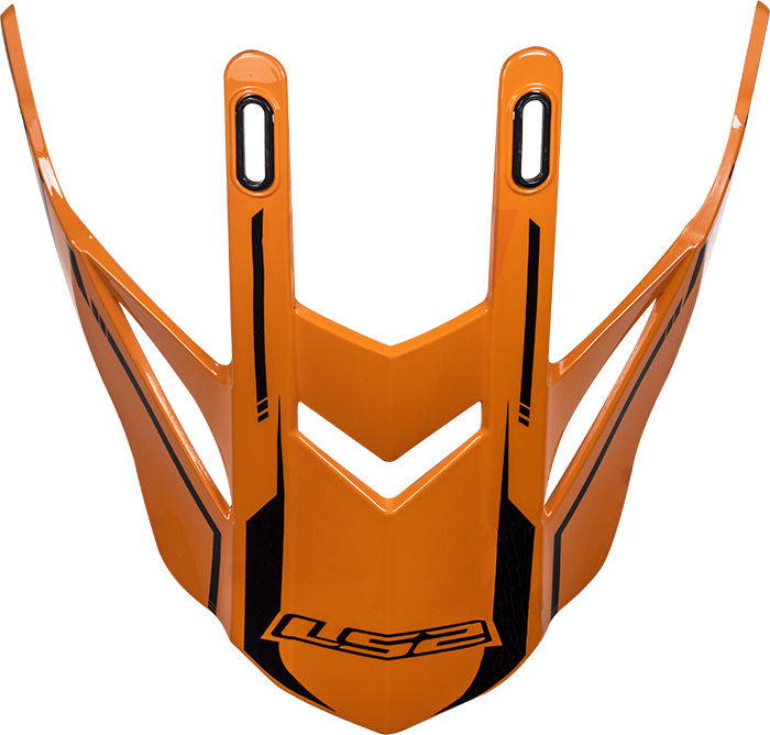 LS2 MX437 PEAK CORE BLACK ORANGE