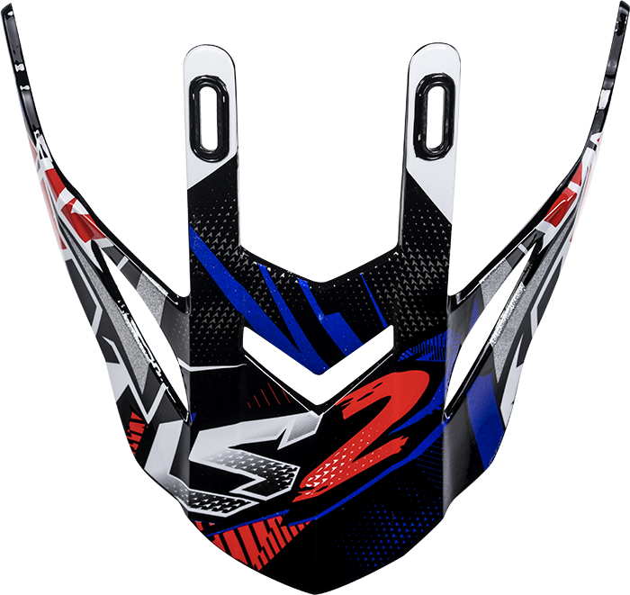 LS2 MX437 PEAK STRONG WHITE BLUE RED