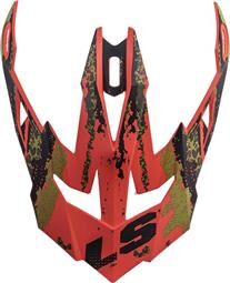 LS2 MX470 PEAK CLAW MATT BLACK RED