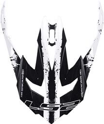 LS2 MX470 PEAK INTRUDER BLACK WHITE