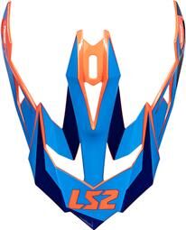 LS2 MX470 PEAK NIMBLE BLACK BLUE ORANGE