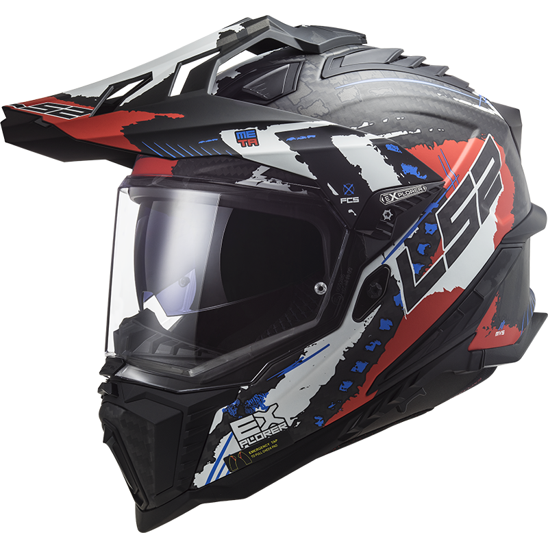 LS2 MX701 Explorer C EXTEND Matt Red