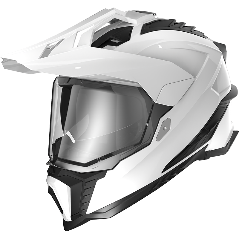 LS2 MX701 EXPLORER SOLID WHITE