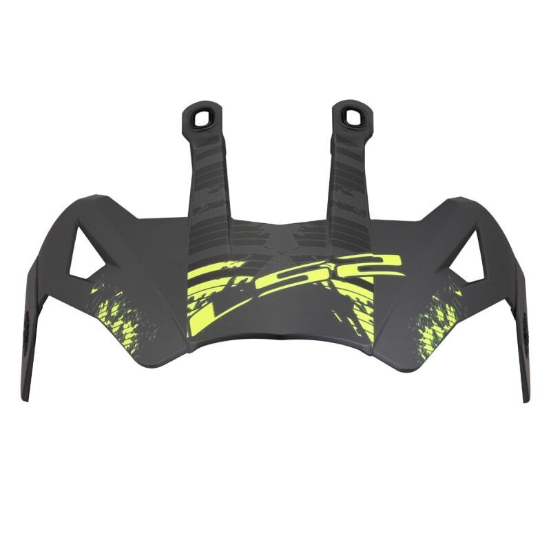 LS2 MX702 PEAK CRAZY MATT BLACK H-V YELLOW