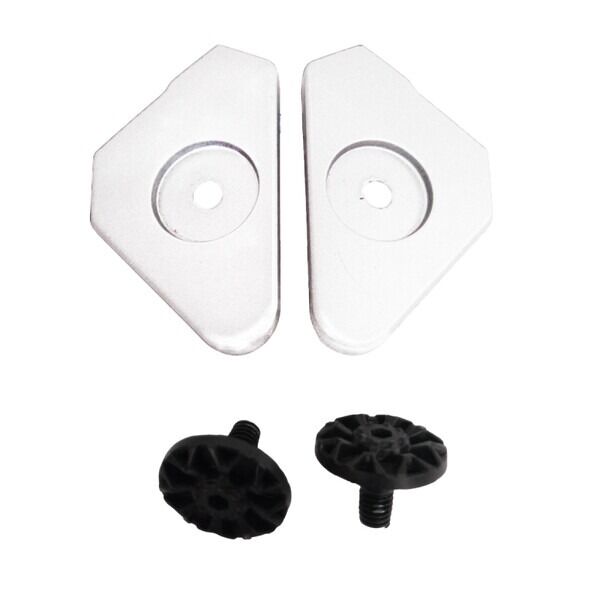 LS2 MX702 PLATE RATCHET SOLID WHITE+SCREWS