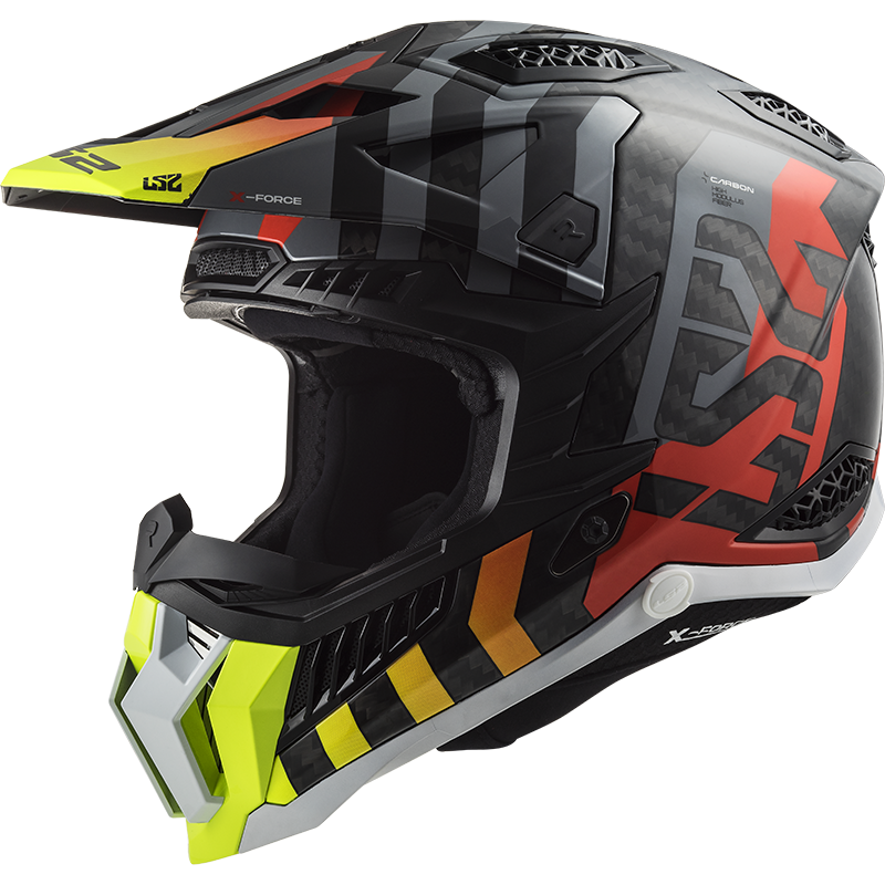 LS2 MX703 C X-FORCE BARRIER H-V YELLOW RED-06