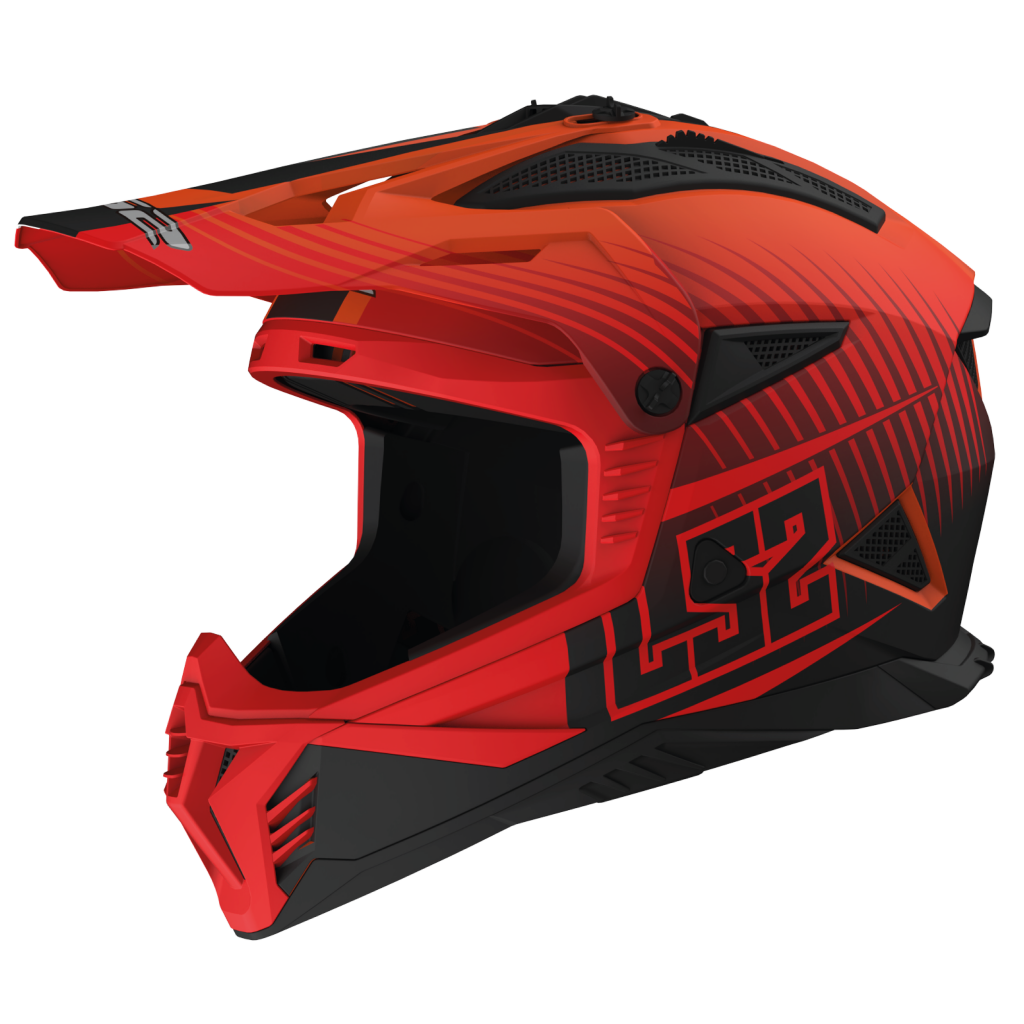 LS2 MX708 FAST II DUCK M.H-V ORANGE RED-06