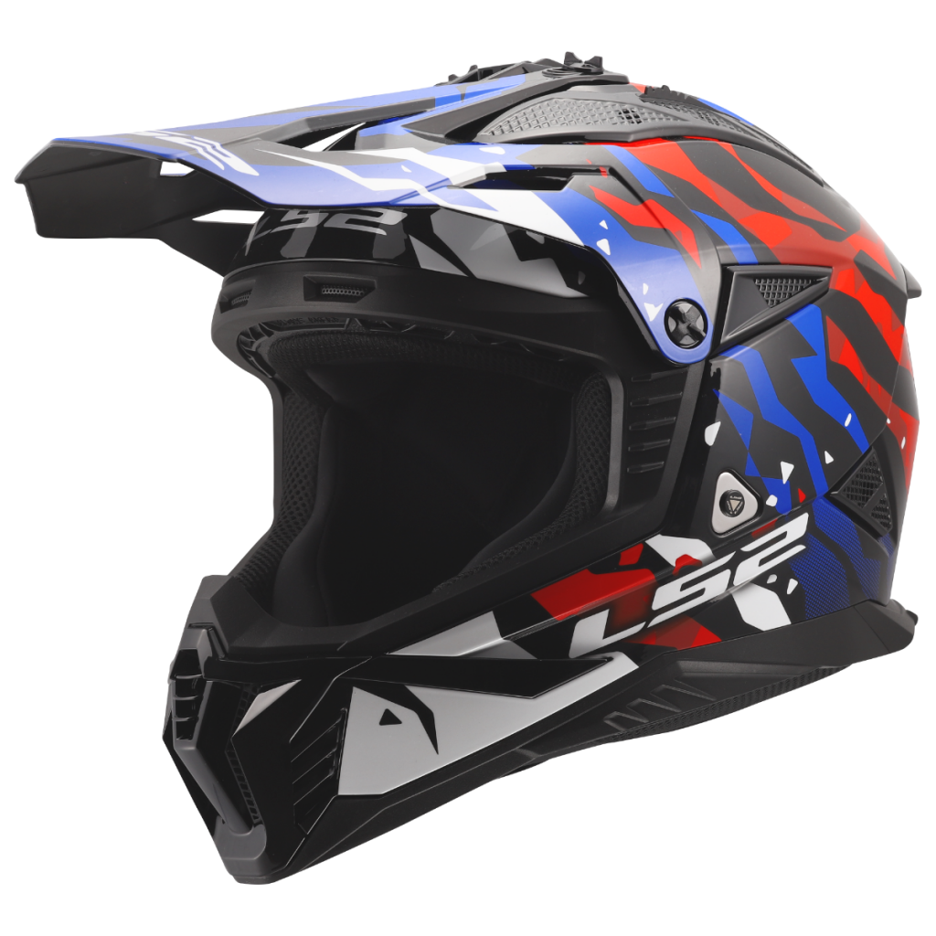 LS2 MX708 FAST II GROTESK WHITE BLUE RED-06